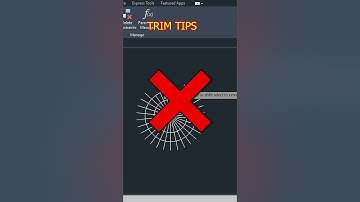 Hướng dẫn mẹo sử dụng lệnh Trim trong AutoCAD - Thủ thuật đơn giản tiết kiệm thời gian vẽ #shorts