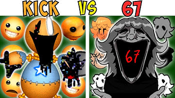 ALL KICK THE BUDDY VS 67 TEST | FNF Character Test | Gameplay VS Playground