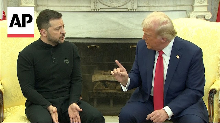Trump shouts at Zelenskyy in Oval Office meeting: ‘Without us, you don't have any cards'