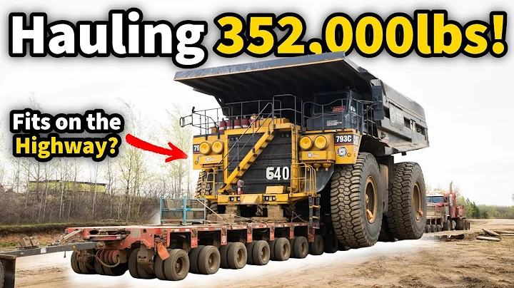 How Alberta's LARGEST Mining Trucks are Transported