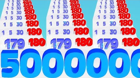 Number Master Vs Layer man 3D: Run & Collect ( Max Levels ) Gameplay Original, Math games New games