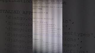 Django tutorial on html Templates setup 