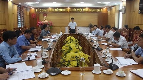 VIDEO: UBND huyện giao ban đánh giá tiến độ giải ngân vốn đầu tư công, quyết toán dự án hoàn thành