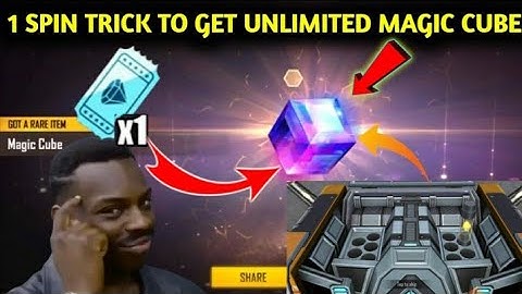 how to get 1 spin magic cube in free fire | how to get magic cube in 1 spin diamond royale|magiccube
