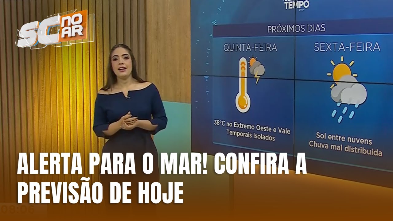 Central do Tempo - Calor de terça-feira e alerta no mar