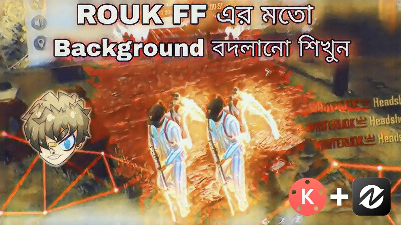RUOK FF New Impossible Video Editing Tutorial | Background change + Advance Character Glow EffectTTB
