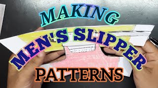 Learn shoe designing chapter -81 (making men's slipper patterns by tapped last)  @designershoes1888