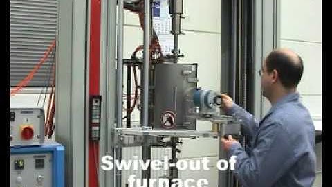 Zwick Materials Testing machine and High Temperature furnace with extensometer