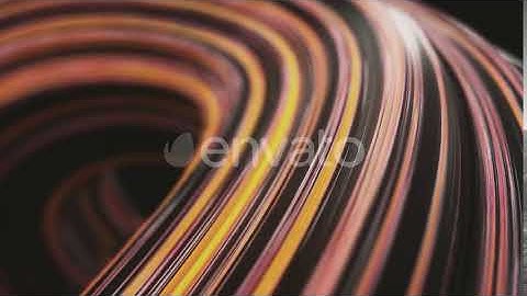 Rotating Twisted Shape | Motion Graphics - Envato elements