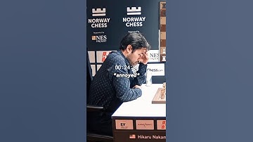 Magnus arrives late against Hikaru 💀 #chess #magnuscarlsen