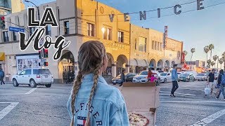 I'm back - and it's time for my first la vlog! day one features
travelling to los angeles, checking into venice beach, strolling along
looking at muscle ...