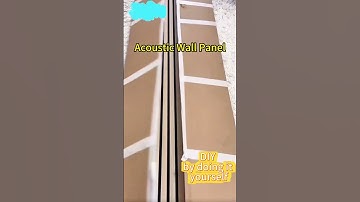 Acoustic Wall Panel, Just three steps to make your room look brand new! #diy #homedecor