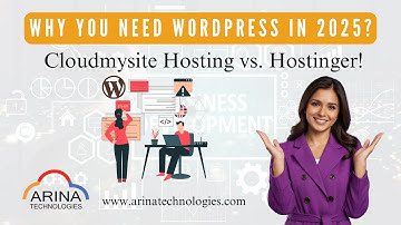 Why You Need WordPress in 2025? 🚀 Cloudmysite Hosting vs. Hostinger!