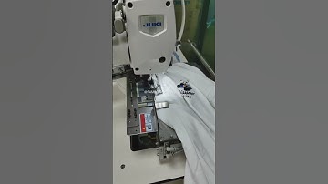 Polo shirt automatic button hole machine testing before delivery,RAMBO RM-203