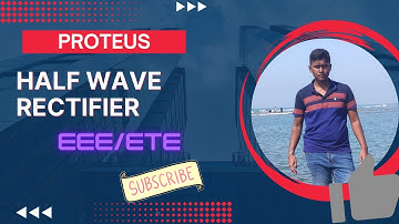 half wave rectifier circuit in proteus| PROTEUS | EEE/ETE
