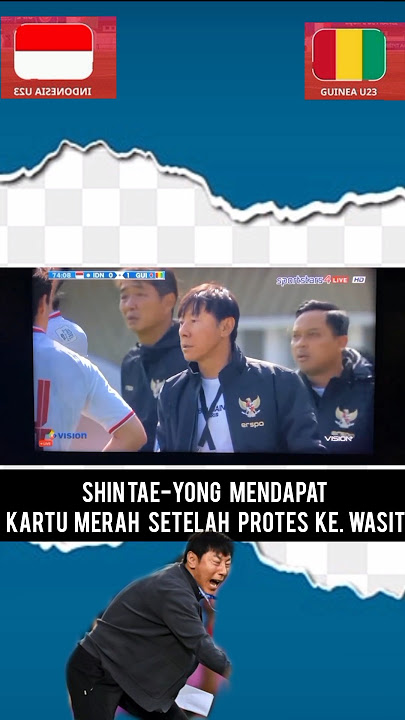 PORTES KERAS SIH TAE-YONG MENDAPAT KARTU MERAH #shorts