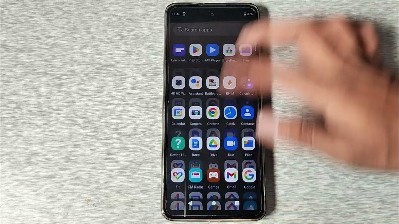 How to set home screen wallpaper in MOTO G82 5G , wallpaper mobile ...