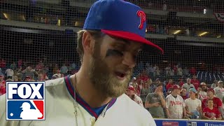 Bryce Harper And J.t. Realmuto Discuss Their First Home Runs As Phillies Fox Mlb