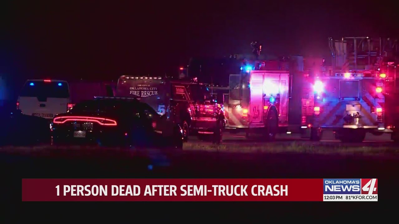 One person dead after semi-truck crash - YouTube