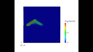 Multi-phase-field simulations of wiggle compaction band