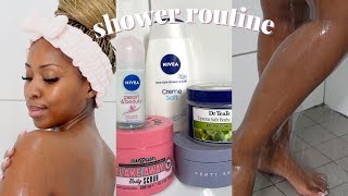 SHOWER ROUTINE 2023 ? | *FULL* body care for glowing + hydrated skin!