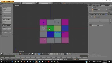 making of tiles in blender and export in unity3d