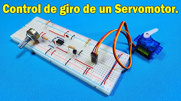 Control de giro de un servomotor con potenciometro | Electronica practica