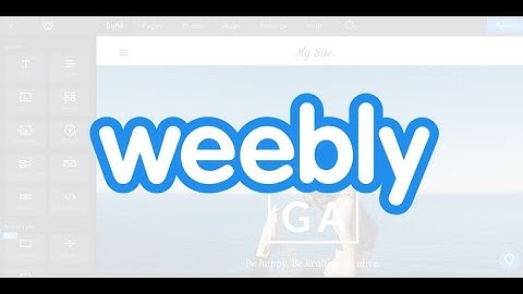 How to use Weebly to make a web portfolio