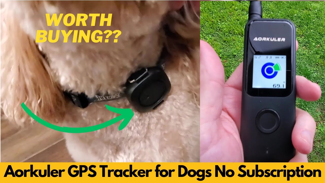 Aorkuler GPS Tracker for Dogs No Subscription, GPS Location
