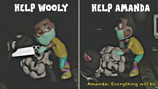 What if you Help Amanda vs Help Wooly during surgery - Amanda the Adventurer