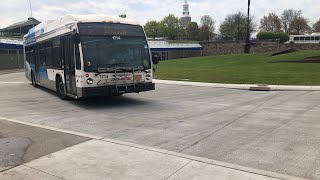 NFTA METROBUS FULL ROUTE 5 (DOWNTOWN) BUS #1714