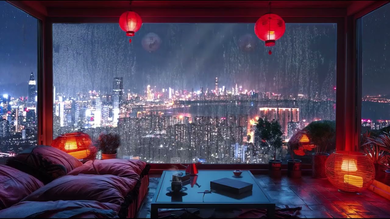 Cyber Solitude | Chillhop for Thinking in the Rain