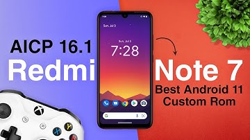 AICP 16.1 - Best Android 11 Custom Rom x Customization & Performance | Redmi Note 7