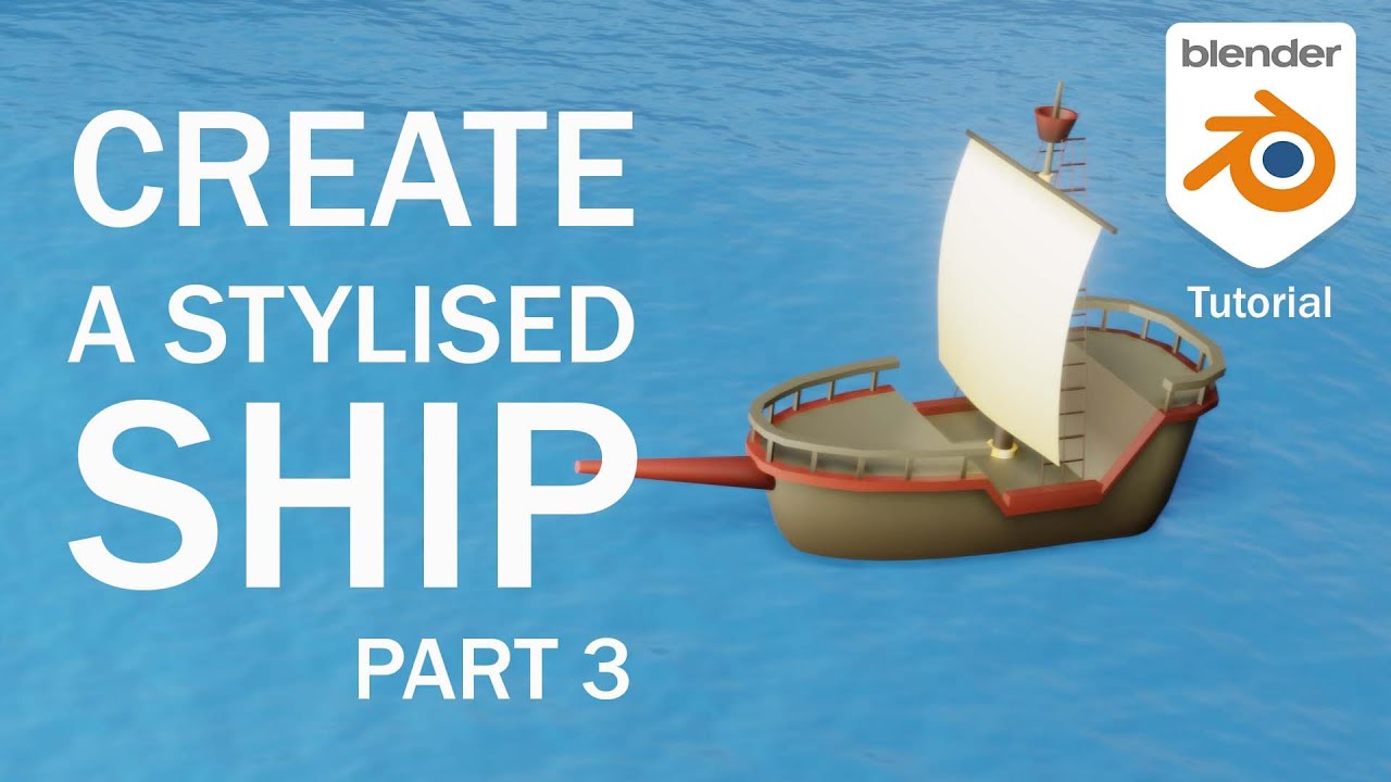 Creating a simple Boat in Blender  - Part 3 - Animation & Water Material  - YouTube