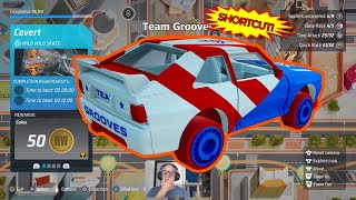 71 Covert Wild Wild Skate Time Attack SHORTCUT SkatePark track Hot Wheels Unleashed