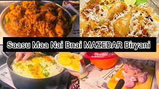 Saasu Maa Nai Pehli Biryani Kaha Bnai|Yummy Chicken Biryani Recipe GupShup Kai Sath|Vlog??views