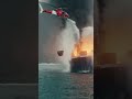 Disaster at Sea: Cargo Ship "Steel Tempest" Engulfed in Flames