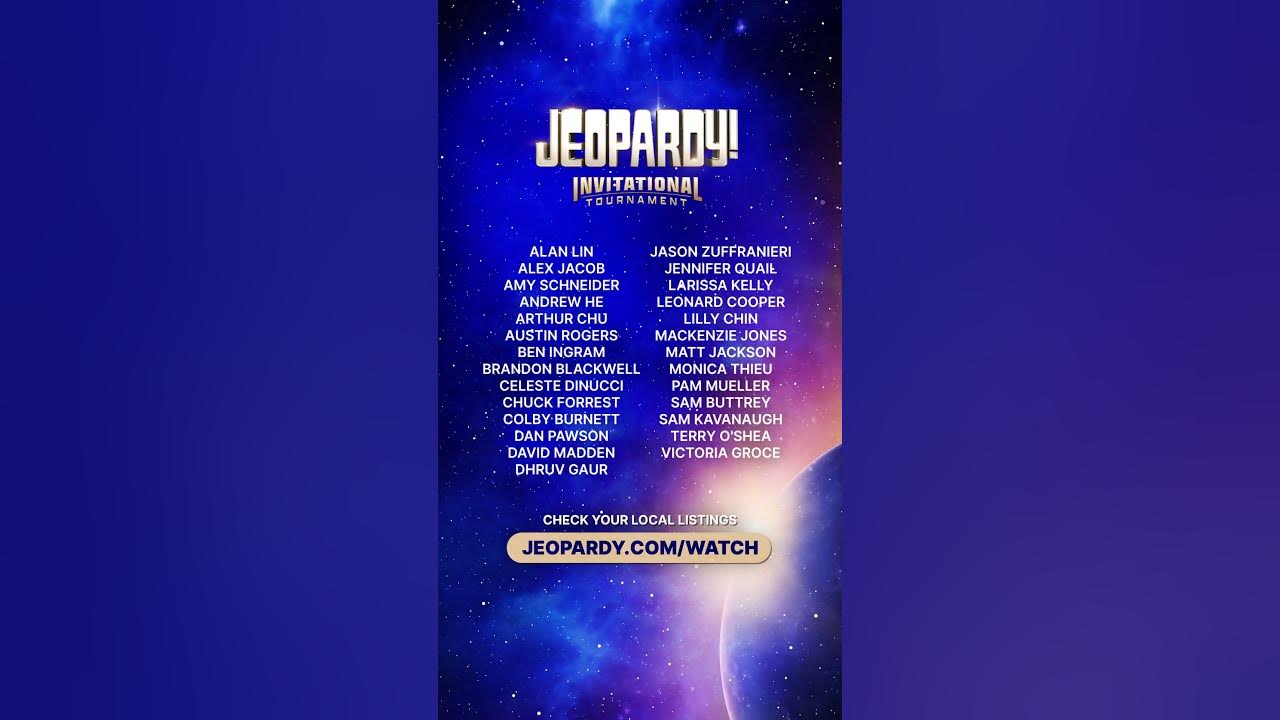 The List Invitational Tournament JEOPARDY! YouTube The List Invitational Tournament JEOPARDY! YouTube