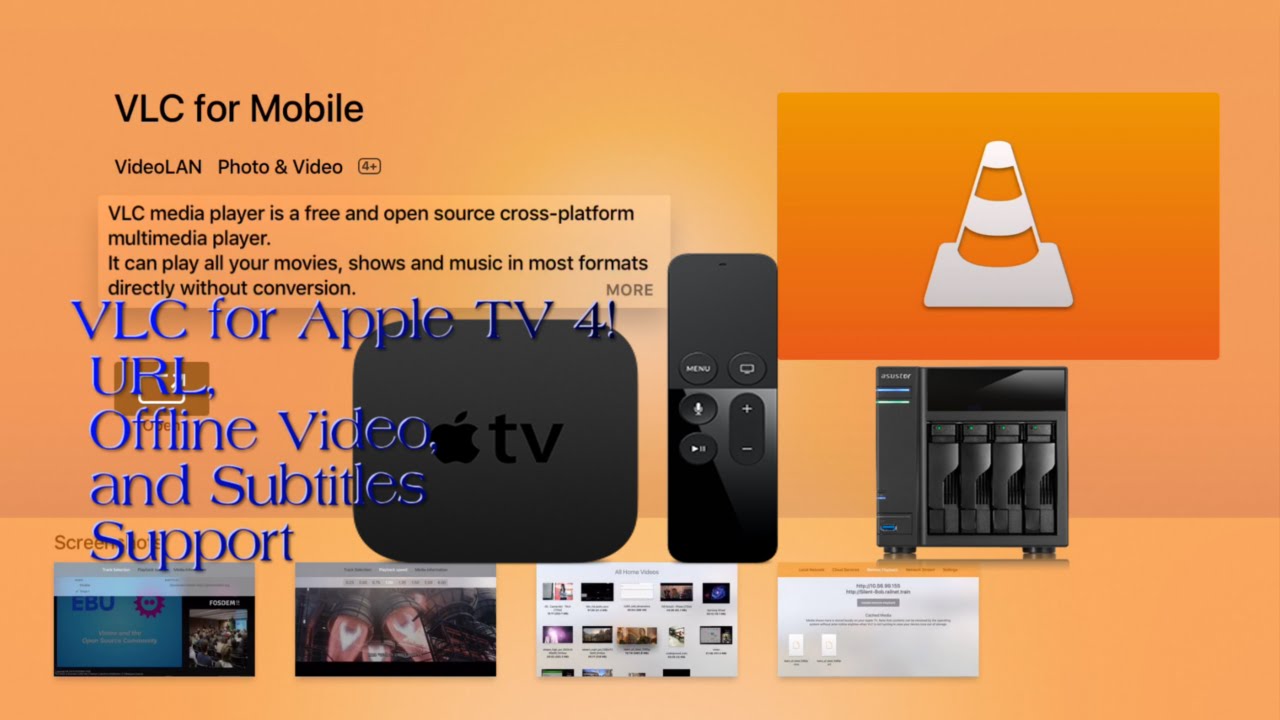 Flytte Distrahere Transplant VLC App Apple TV 4, URL Stream, Offline Playback, and Subtitles Support -  YouTube