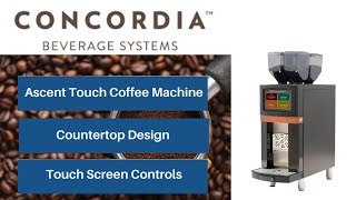 Concordia Ascent Touch Countertop Coffee Machine