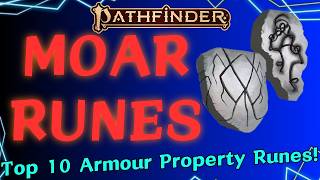 Top 10 Armour Property Runes for Pathfinder 2e!