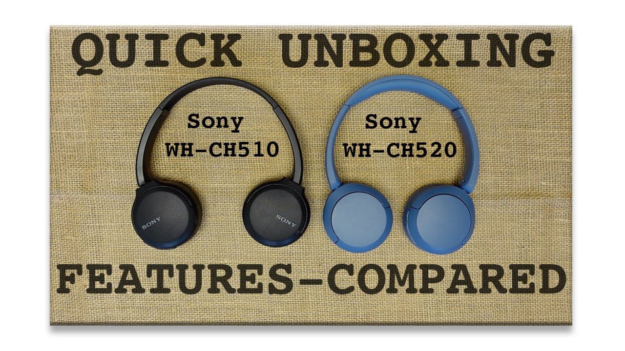 Sony WH-CH520 Unboxing 