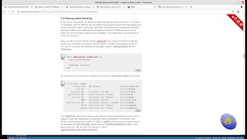 Codecast: Getting Started with Rails 7 06: Resourceful Routes for Articles and the link_to Helper