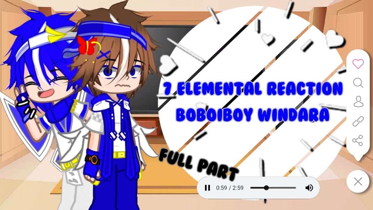 7 Elemental Reaction BoBoiBoy Windara || Gacha Club || Ft. BoEl || Full Part || [Btw, 2k Subscribe?]