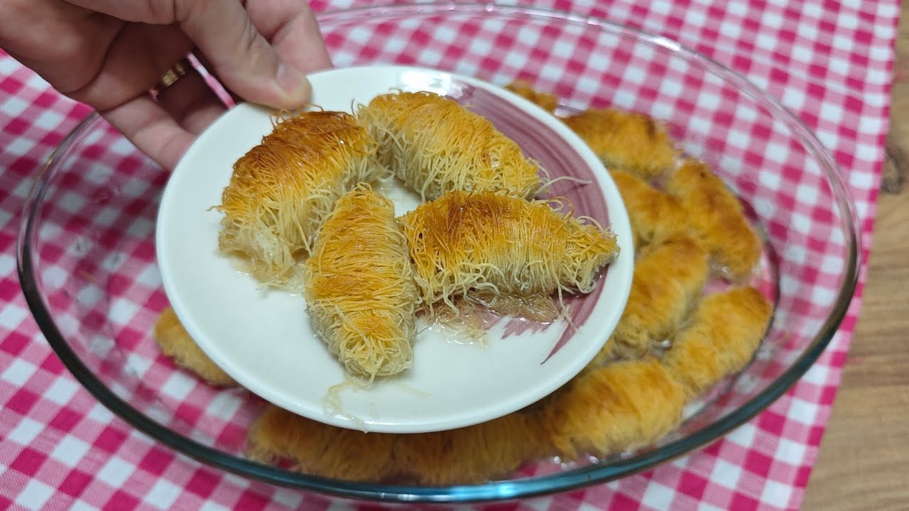 🔴 YILLARDIR YAPIYORUM ❗ PÜF NOKTALARIYLA ÇITIR ÇITIR KADAYIF SARMA Hamur Olmayacak 🖐🏻