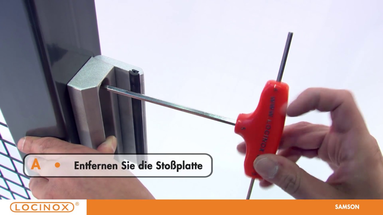 Locinox Horizontale Türschliesser SAMSON Installation Video YouTube