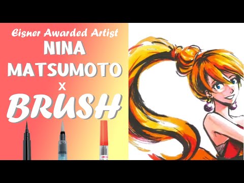 Nina Matsumoto x Pentel Color Brush  (Short version)