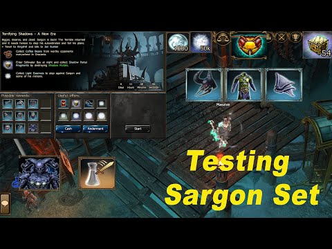 Testing Sargon Set - Fast Portal Farm For Rangers - 45x Sargon Blood - Drakensang Online