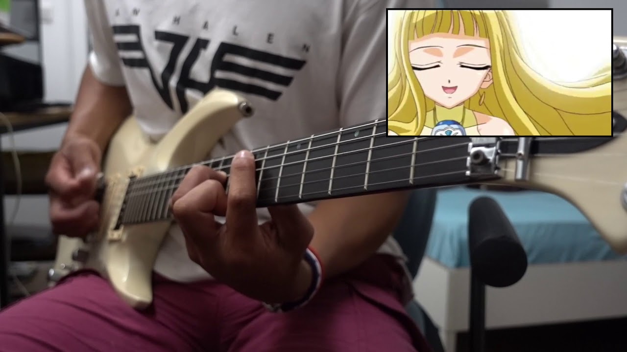 珍珠美人魚 七彩的微風guitar Cover Youtube