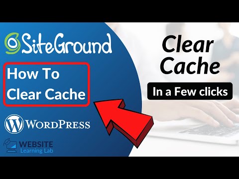 SiteGround How To Clear Cache For WordPress Website In a Few Clicks!
